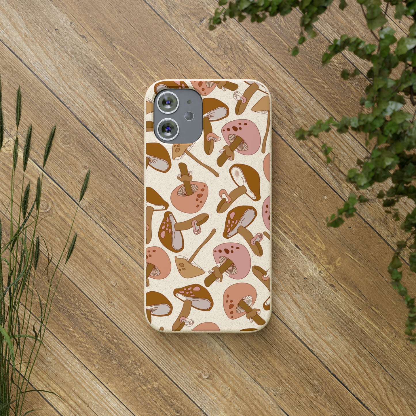 Foraging Mushrooms | 100% Biodegradable Phone Case