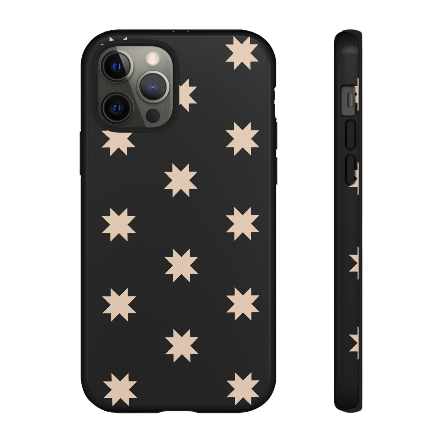 Black Star Quilt Block | Tough Phone Case