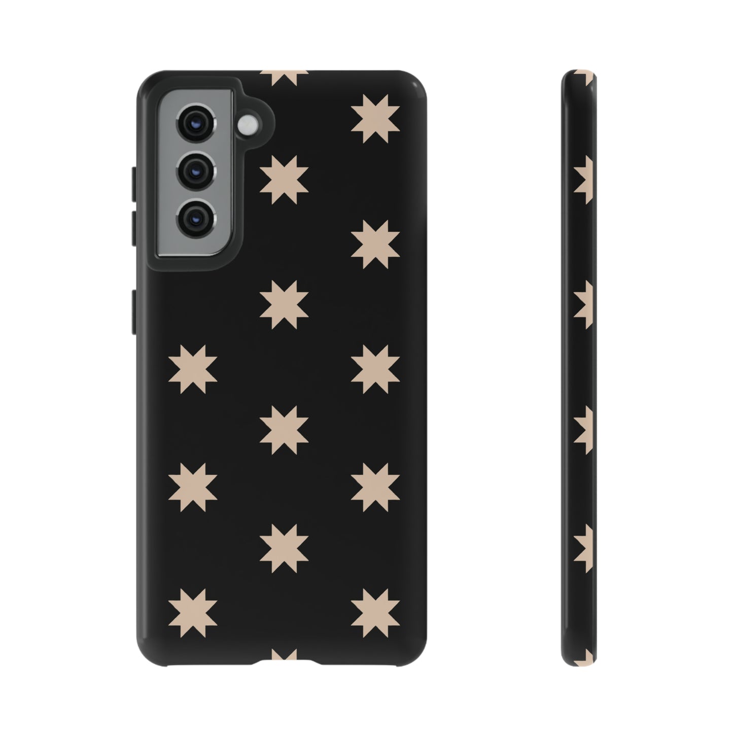 Black Star Quilt Block | Tough Phone Case