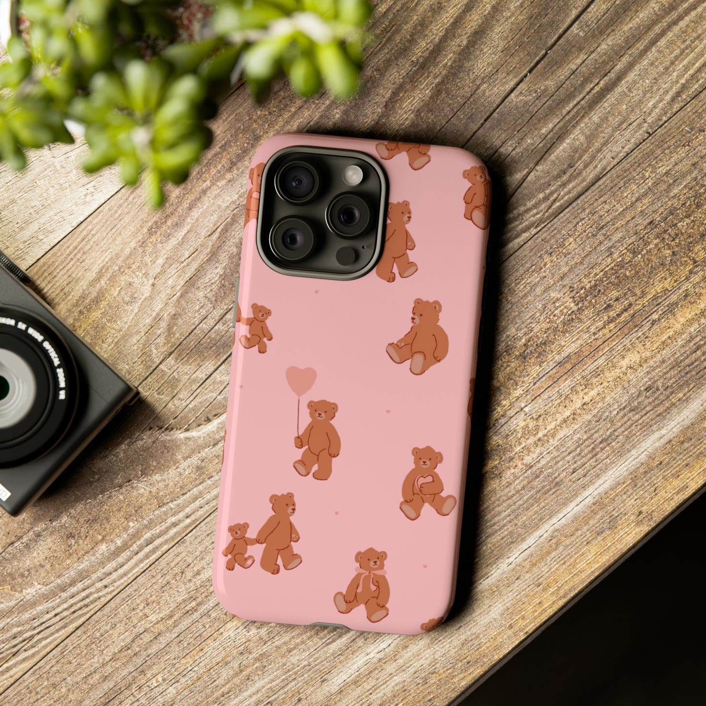 Sweet Pink Teddy Bear Tough Cases