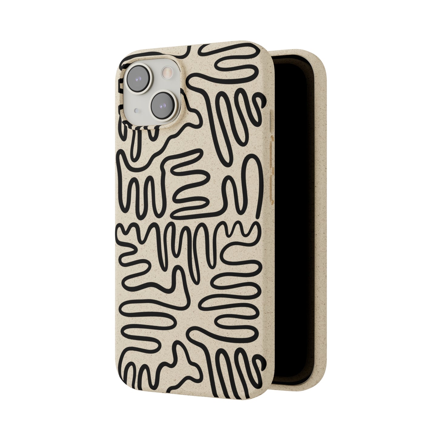 Black Squigles | 100% Biodegradable Phone Case