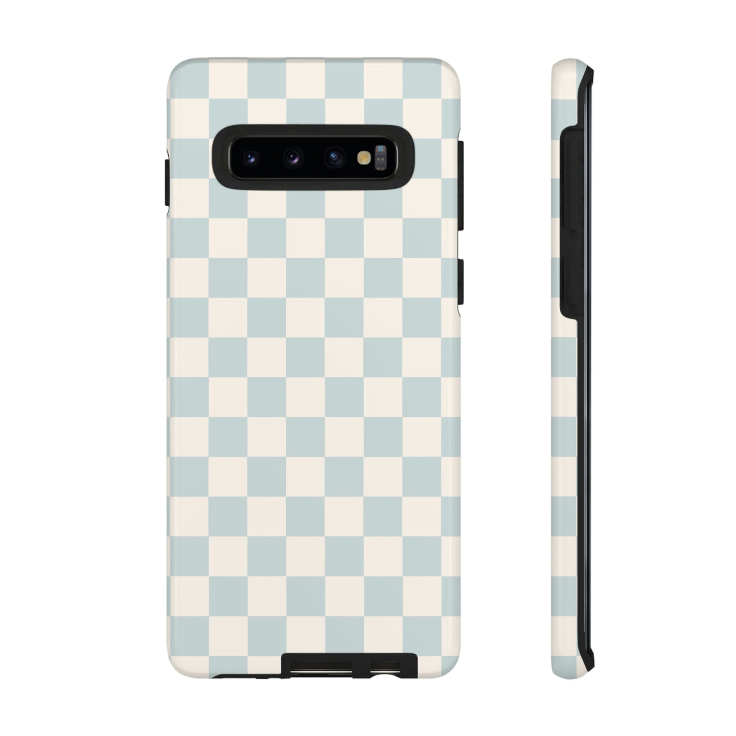 Light Blue Checkers | Tough Phone Case