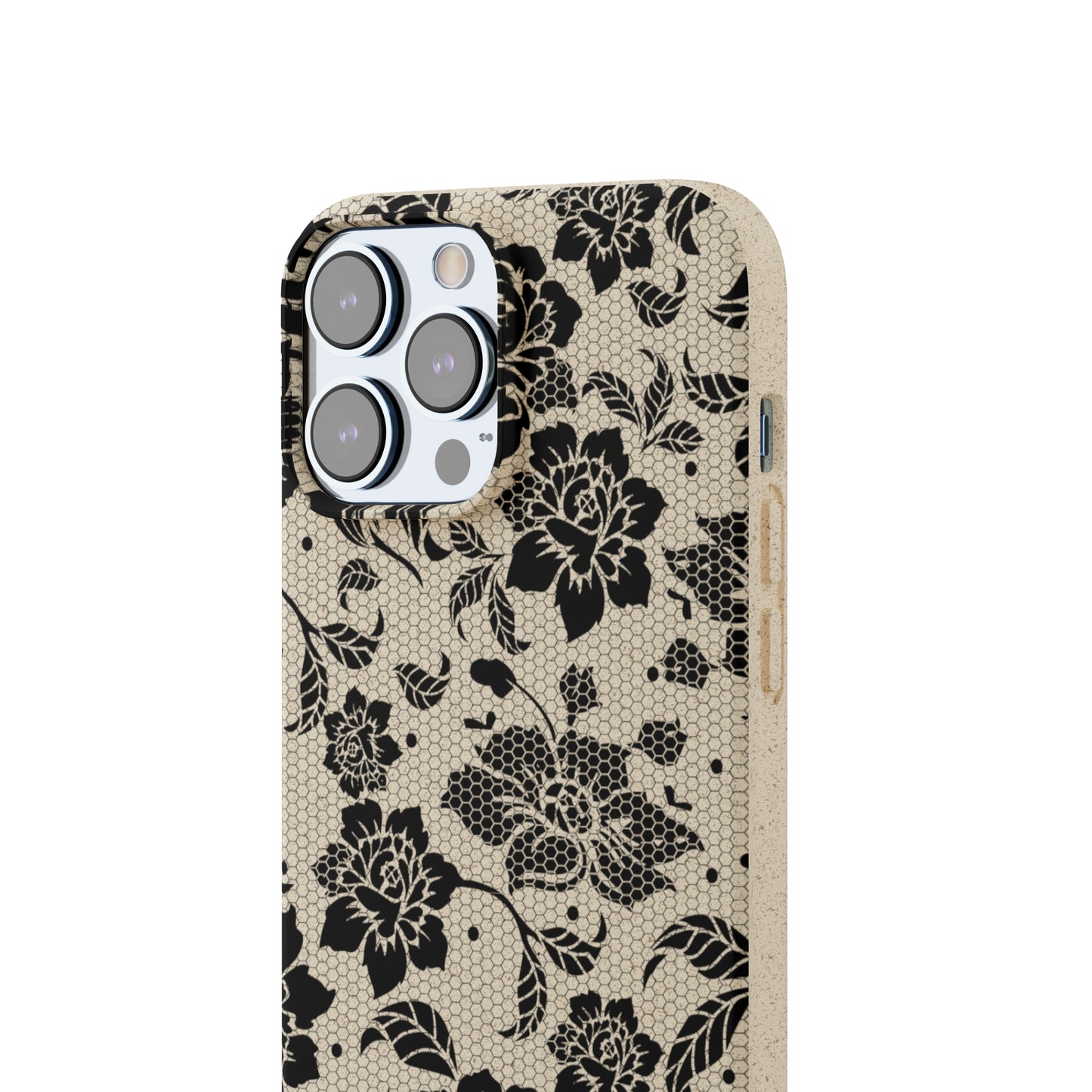 Black Lace Coquette | 100% Biodegradable Phone Case