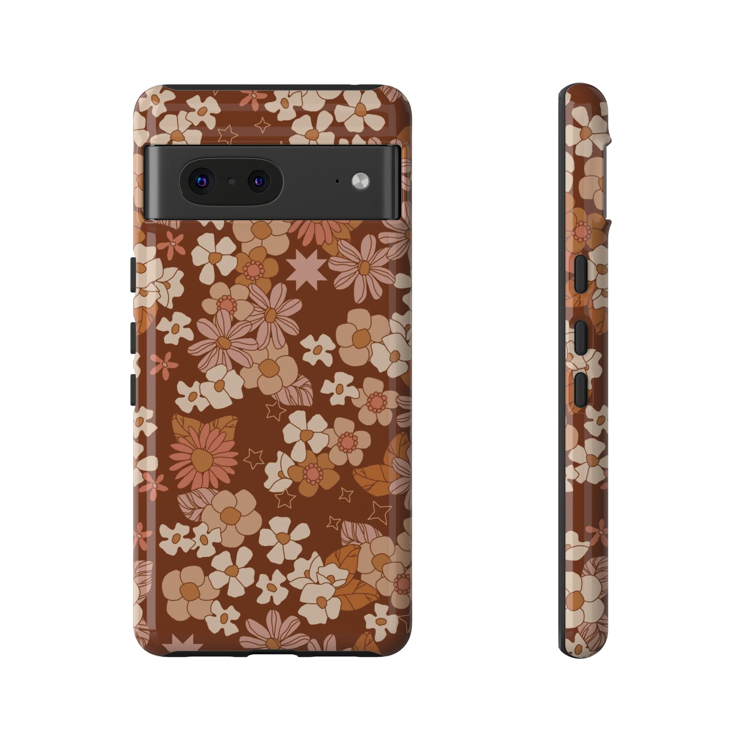 Deep Maroon Meadow | Tough Phone Case