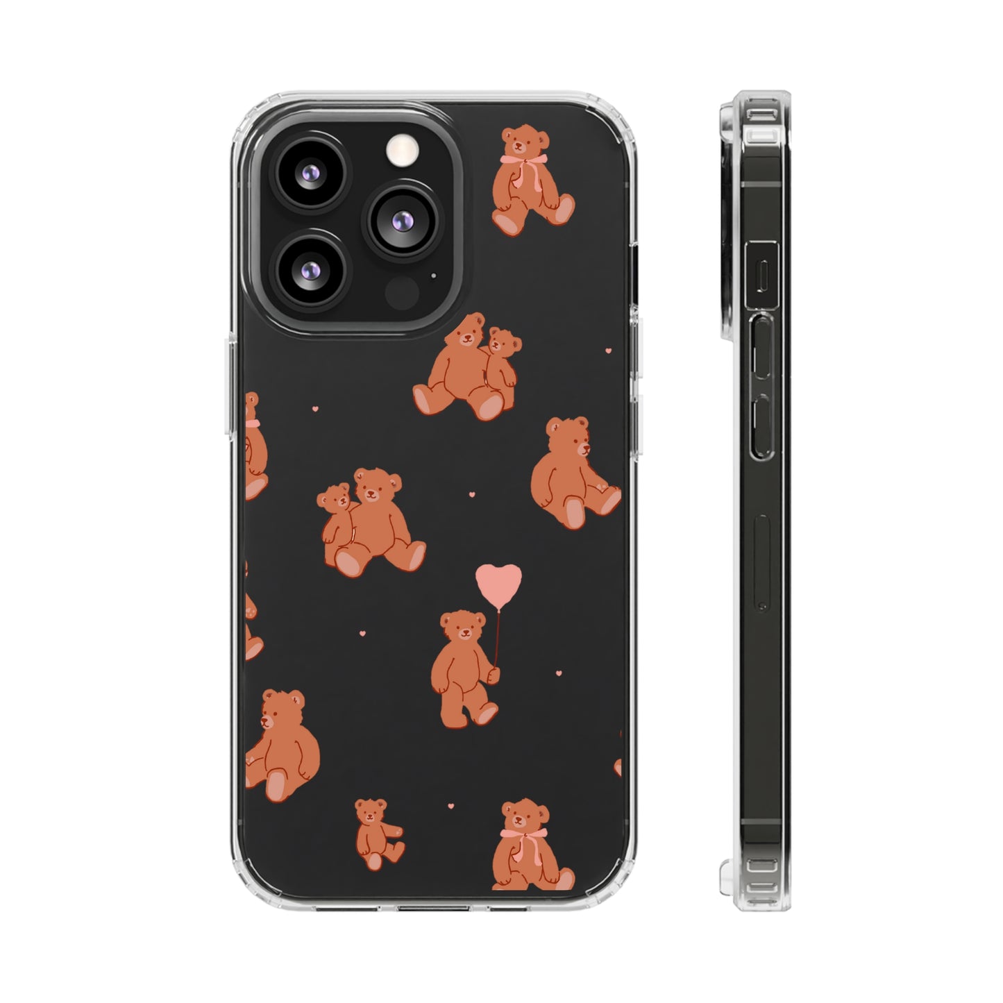 Teddy Bear Clear Phone Cases