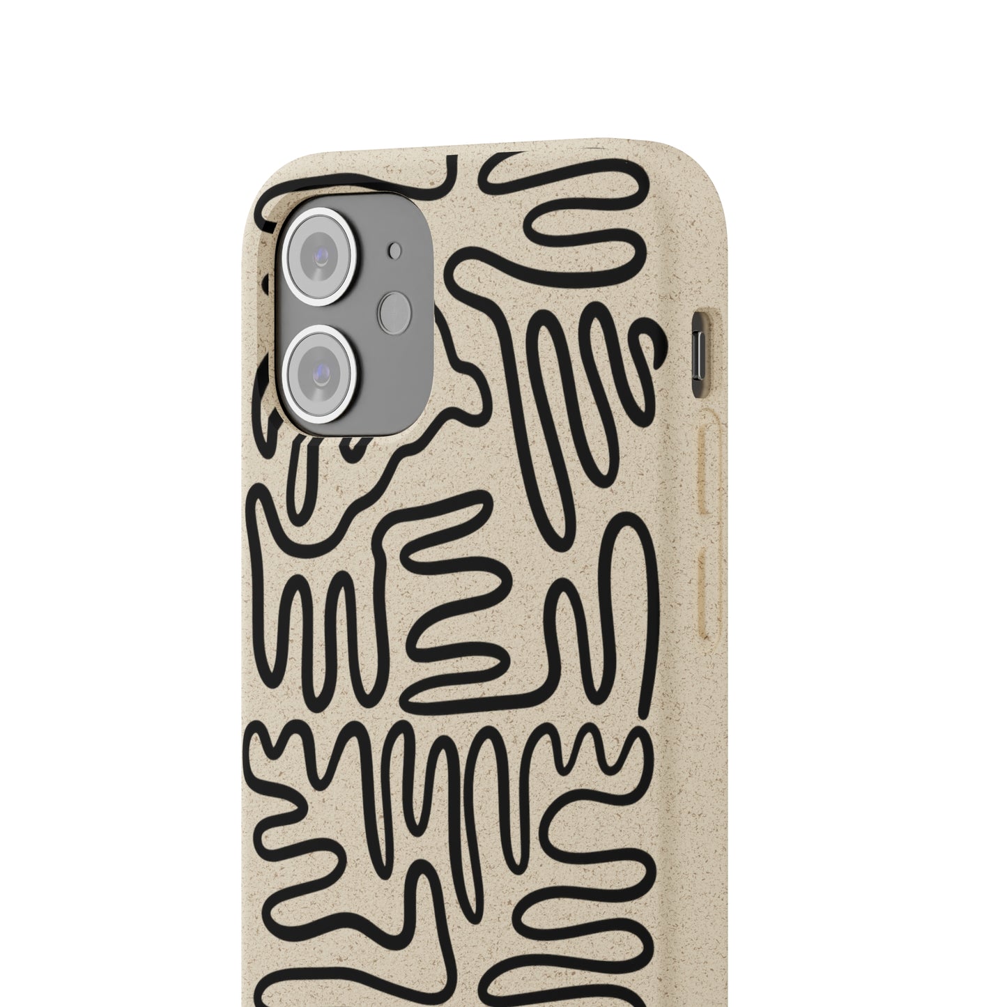 Black Squigles | 100% Biodegradable Phone Case