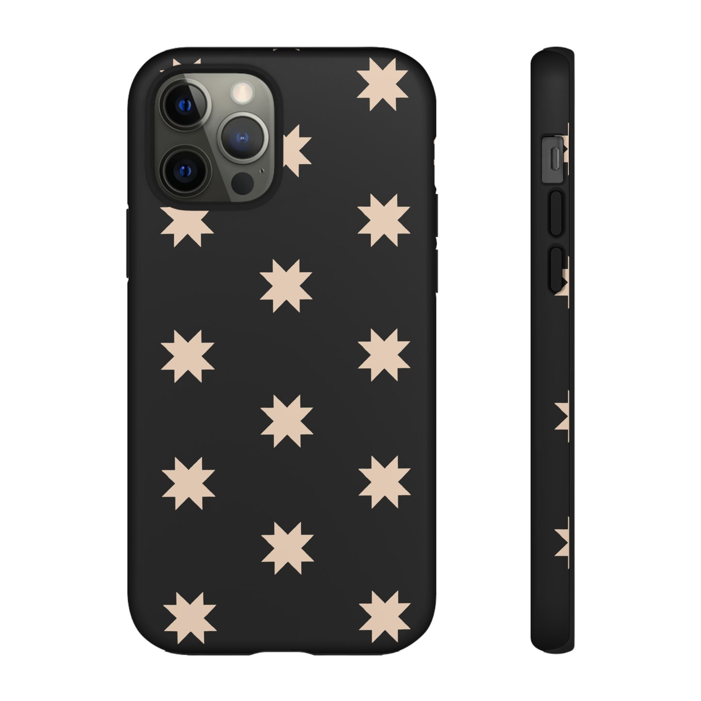 Black Star Quilt Block | Tough Phone Case