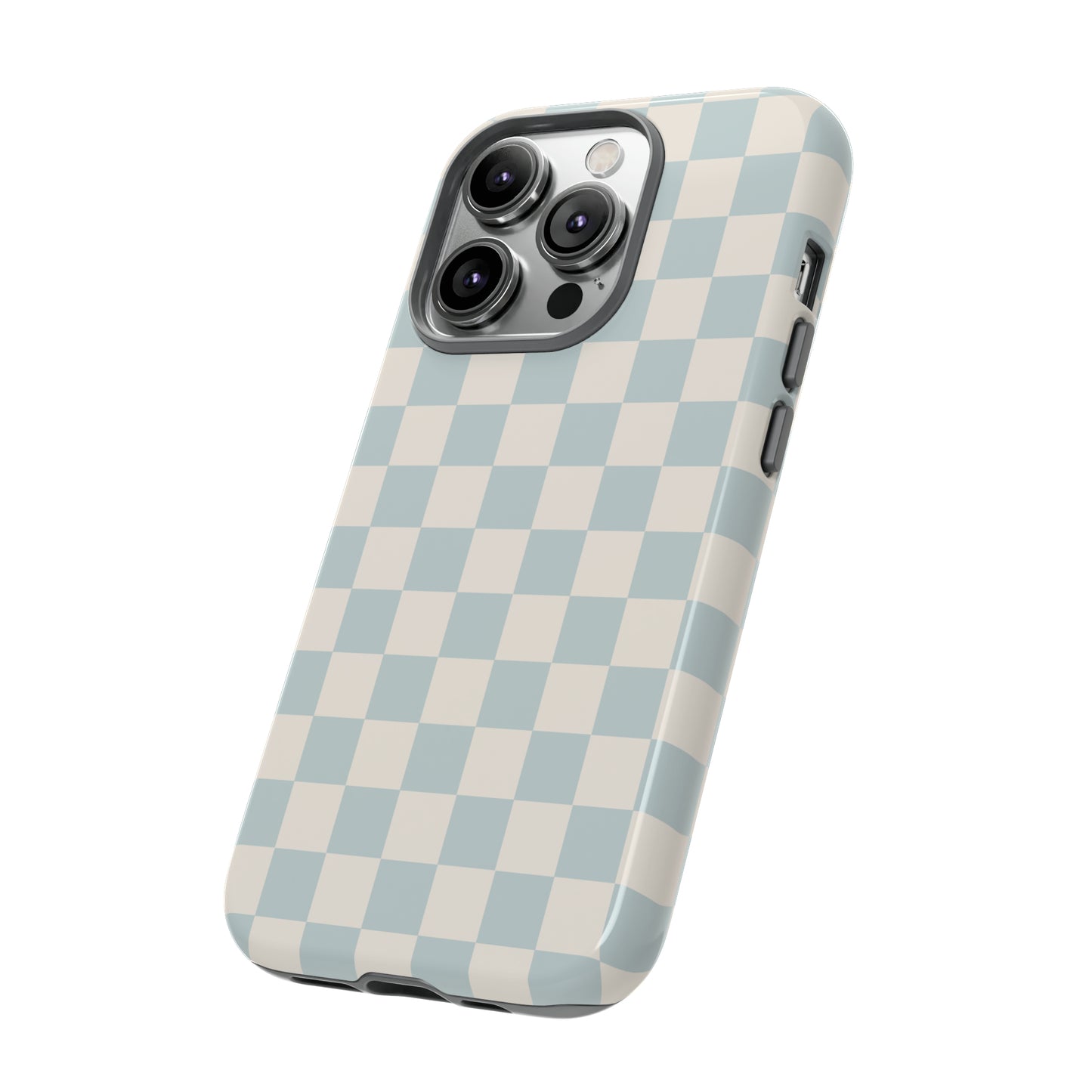 Light Blue Checkers | Tough Phone Case