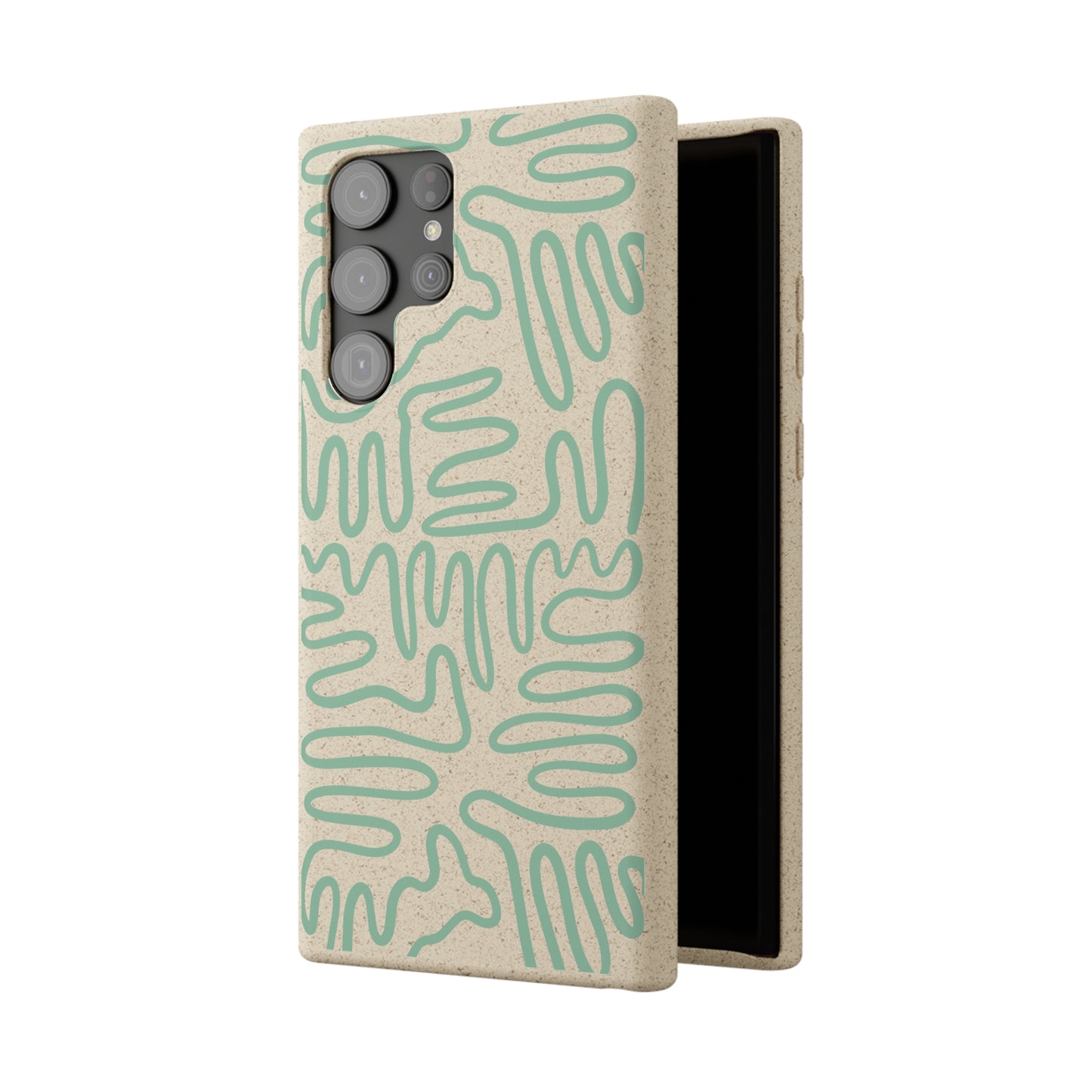 Green Squigles | 100% Biodegradable Phone Case