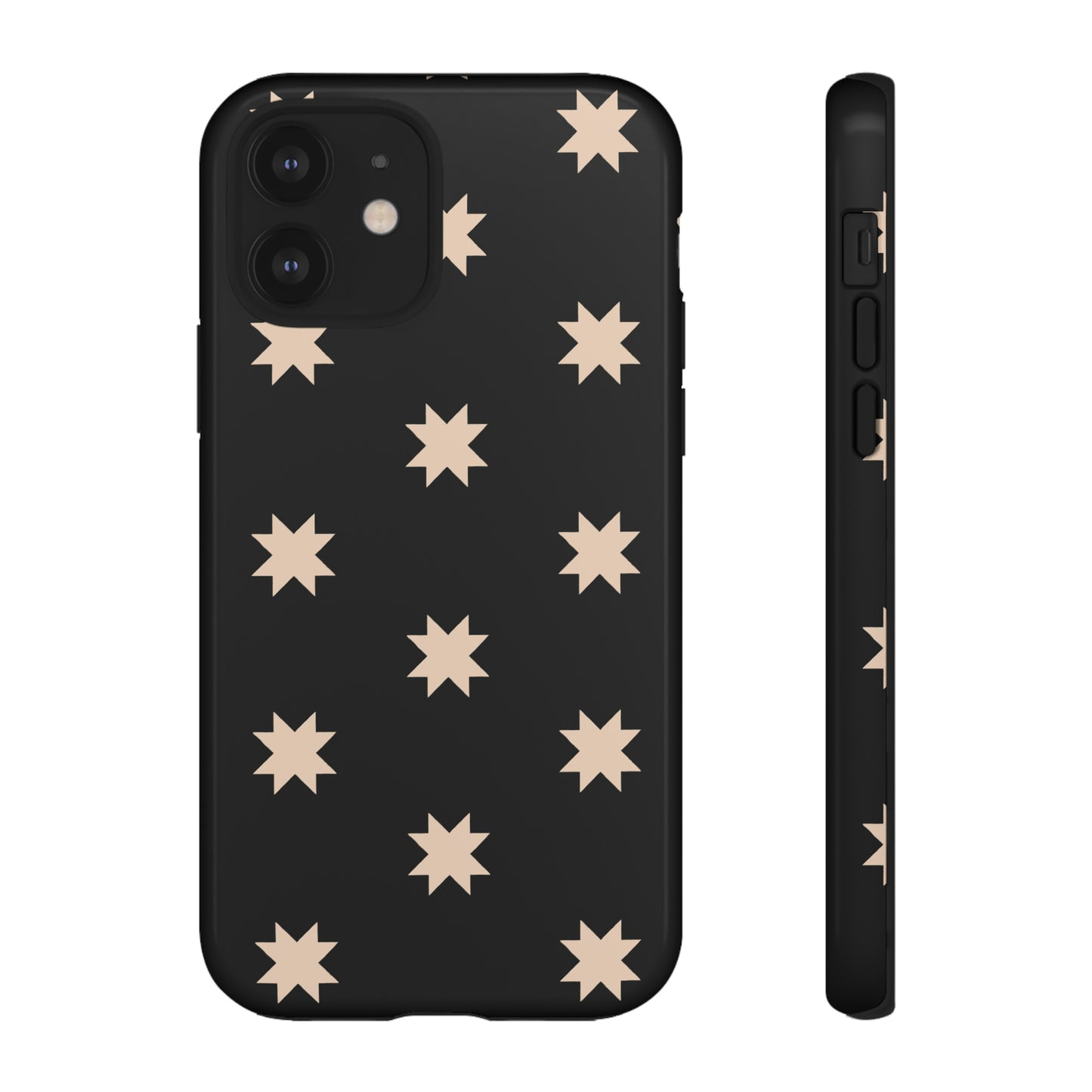 Black Star Quilt Block | Tough Phone Case