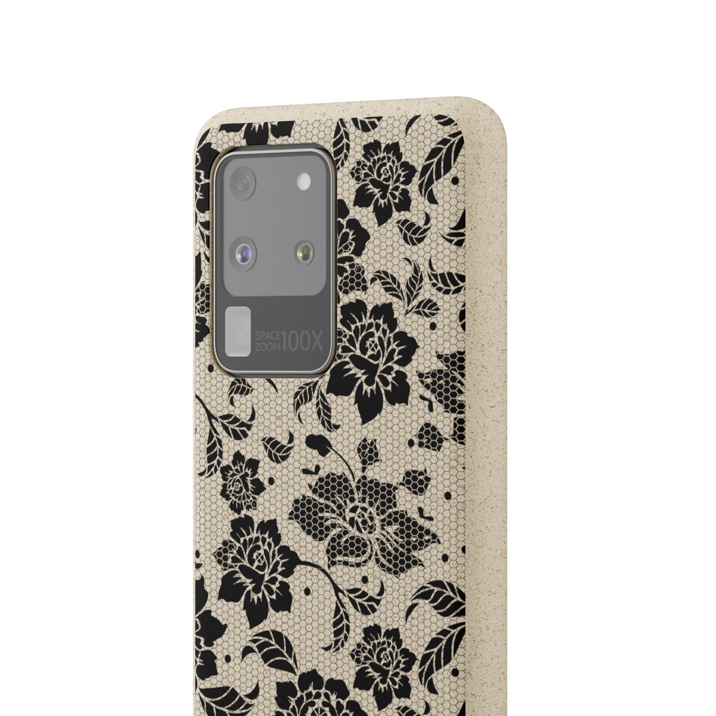 Black Lace Coquette | 100% Biodegradable Phone Case