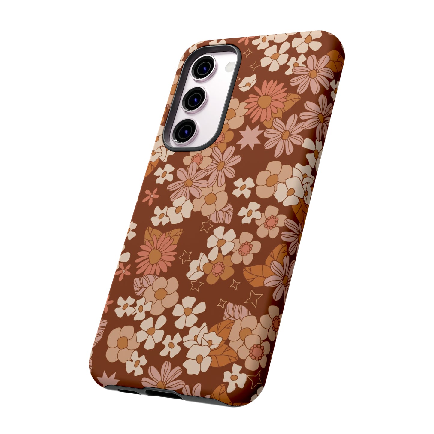 Deep Maroon Meadow | Tough Phone Case