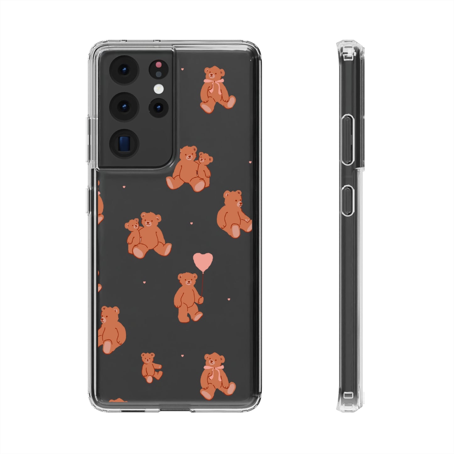 Teddy Bear Clear Phone Cases