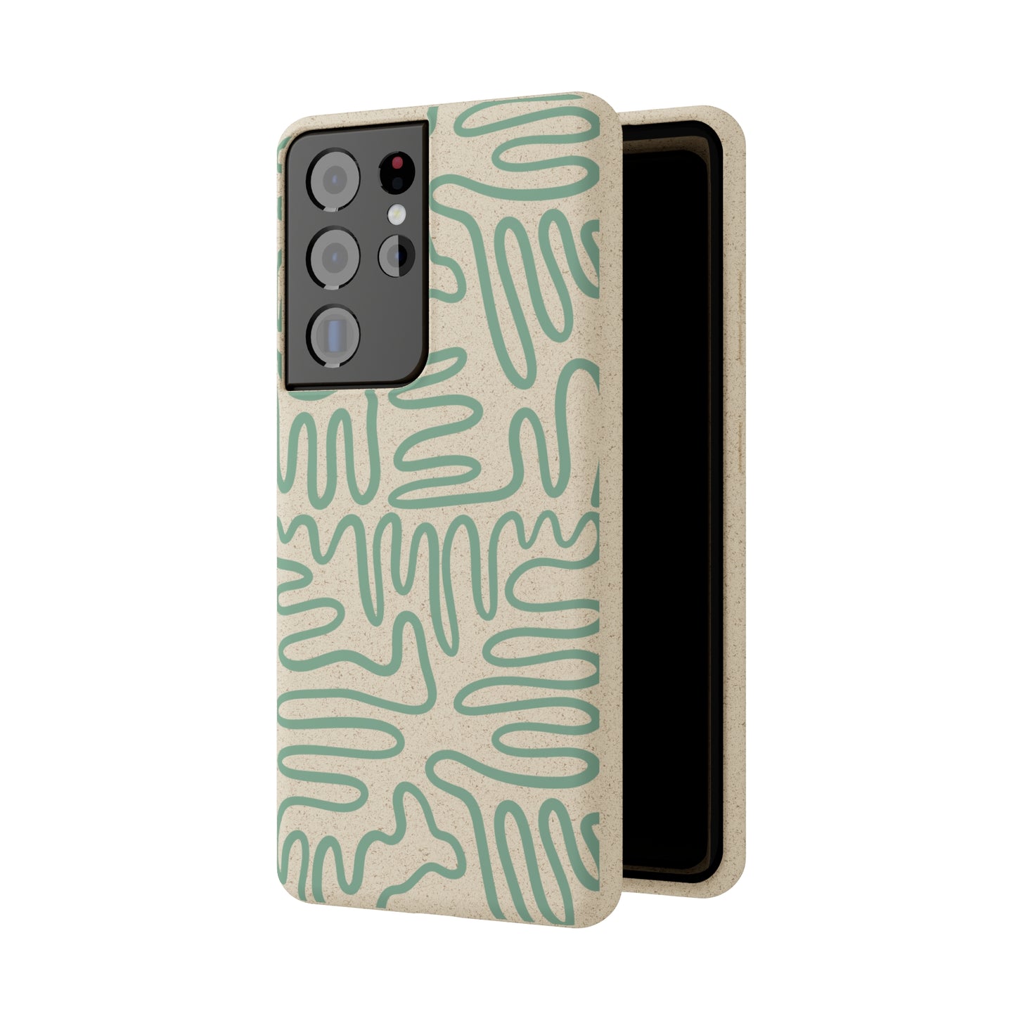 Green Squigles | 100% Biodegradable Phone Case