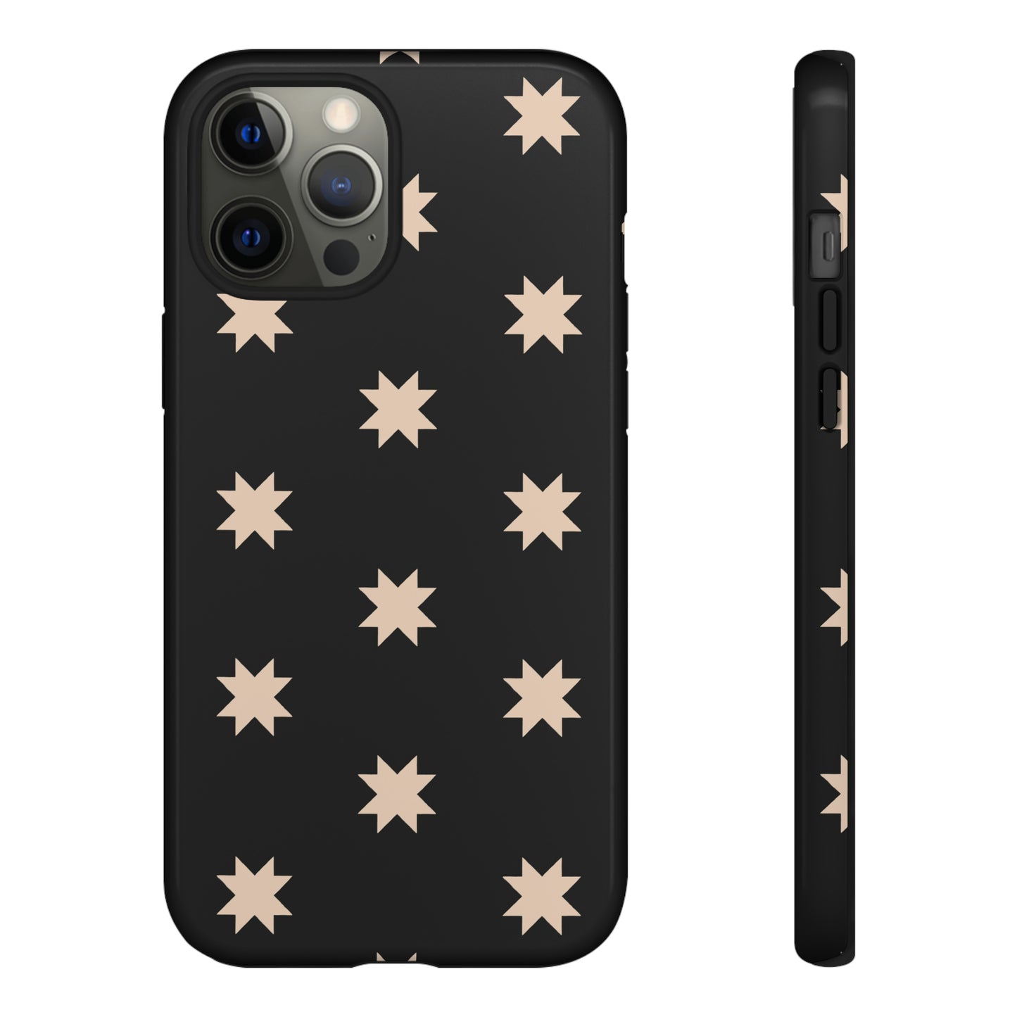 Black Star Quilt Block | Tough Phone Case