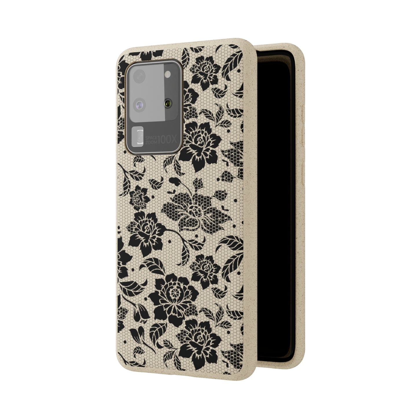 Black Lace Coquette | 100% Biodegradable Phone Case