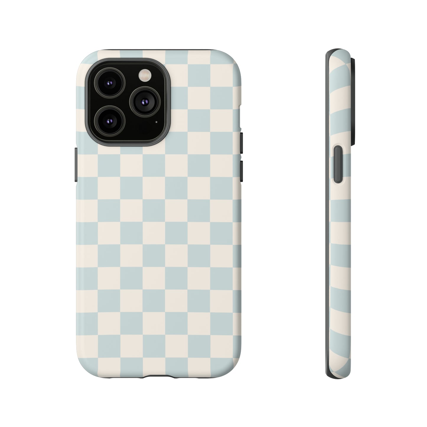 Light Blue Checkers | Tough Phone Case