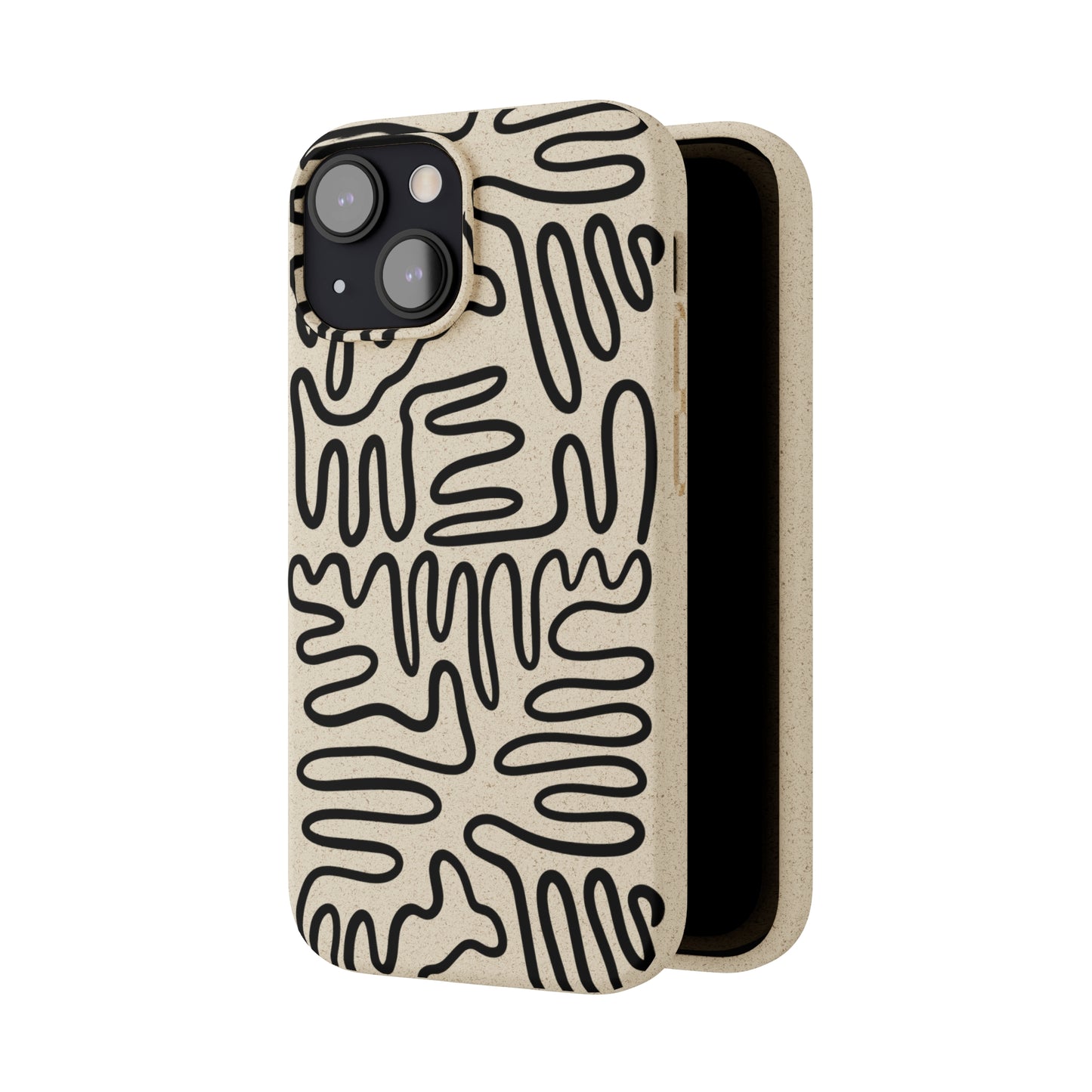 Black Squigles | 100% Biodegradable Phone Case