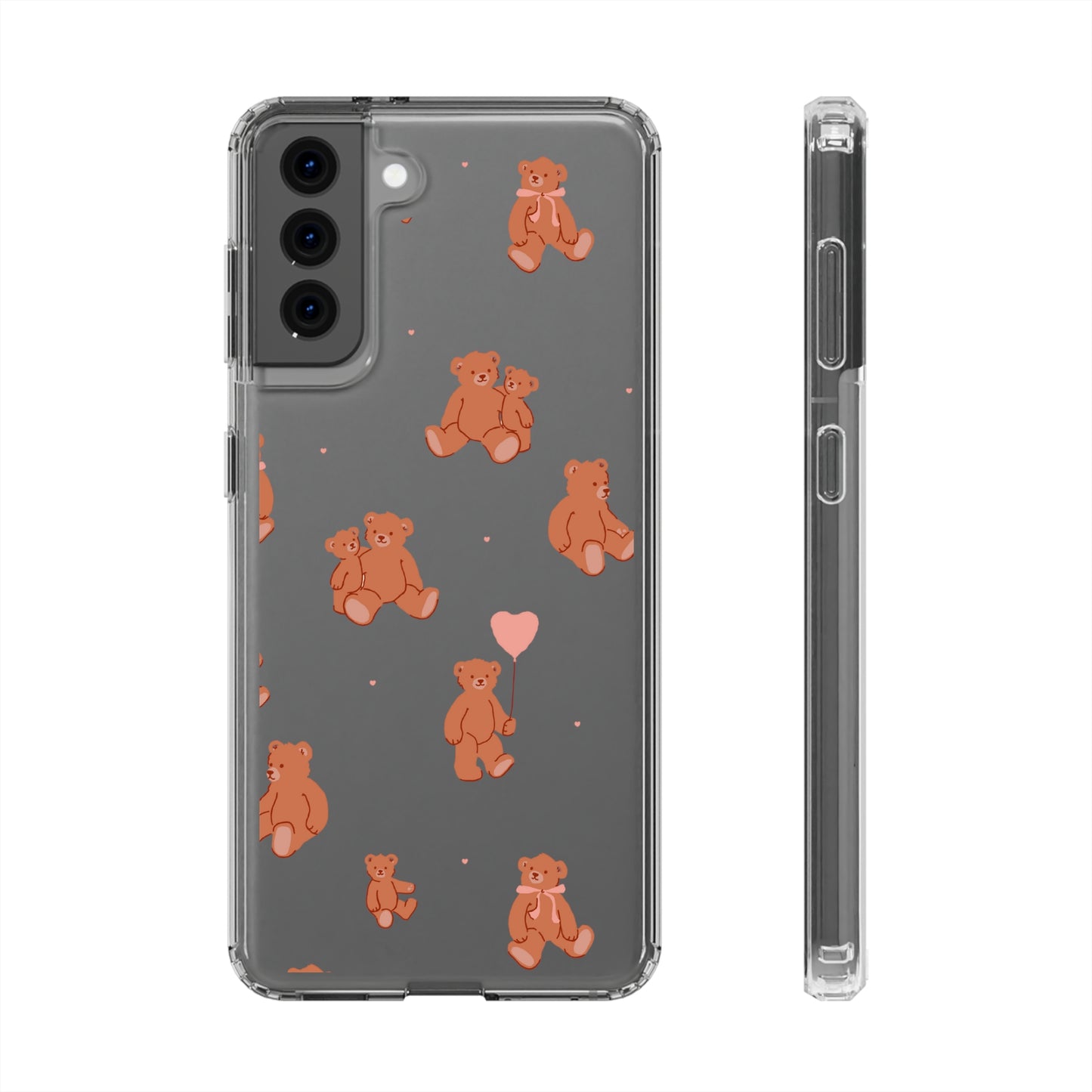 Teddy Bear Clear Phone Cases