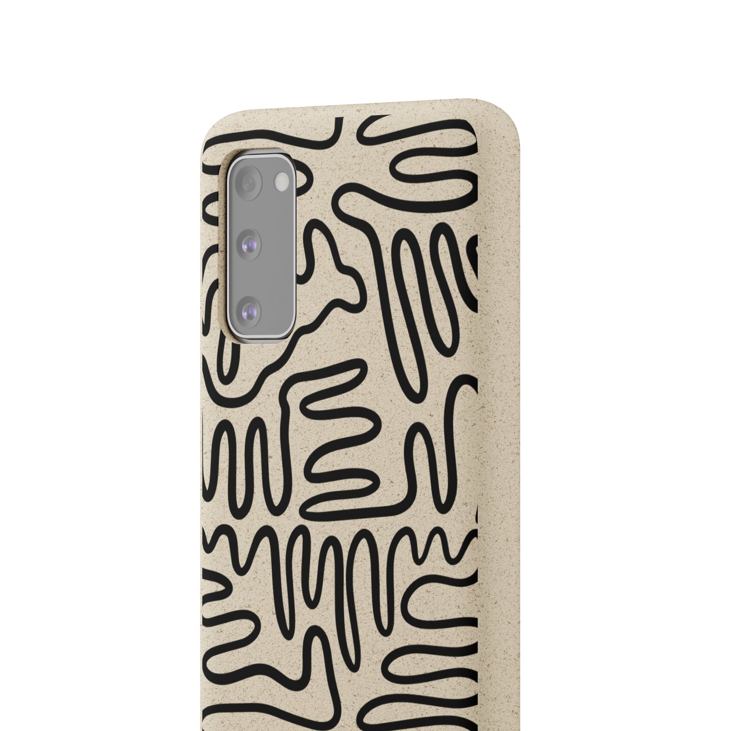 Black Squigles | 100% Biodegradable Phone Case