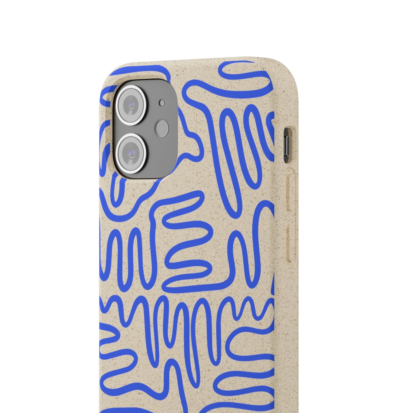 Blue Squigles | 100% Biodegradable Phone Case