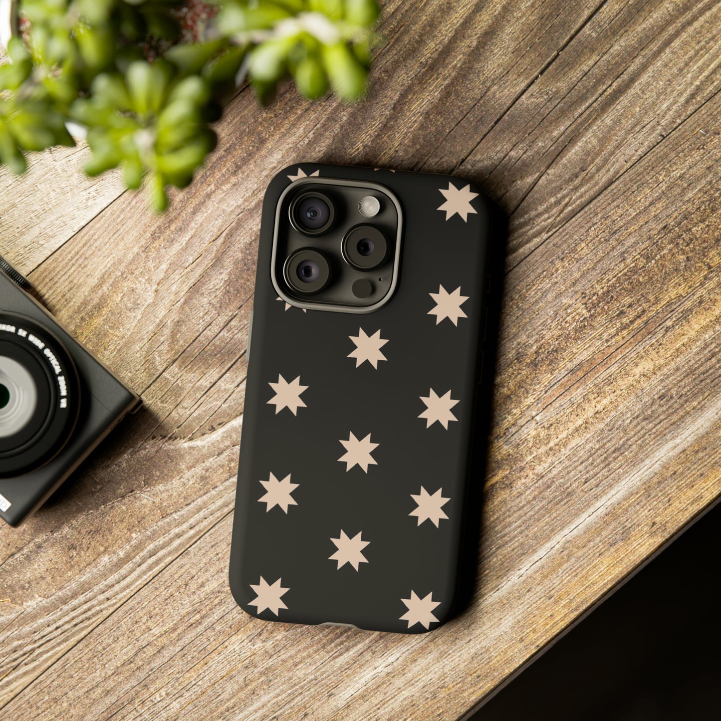 Black Star Quilt Block | Tough Phone Case