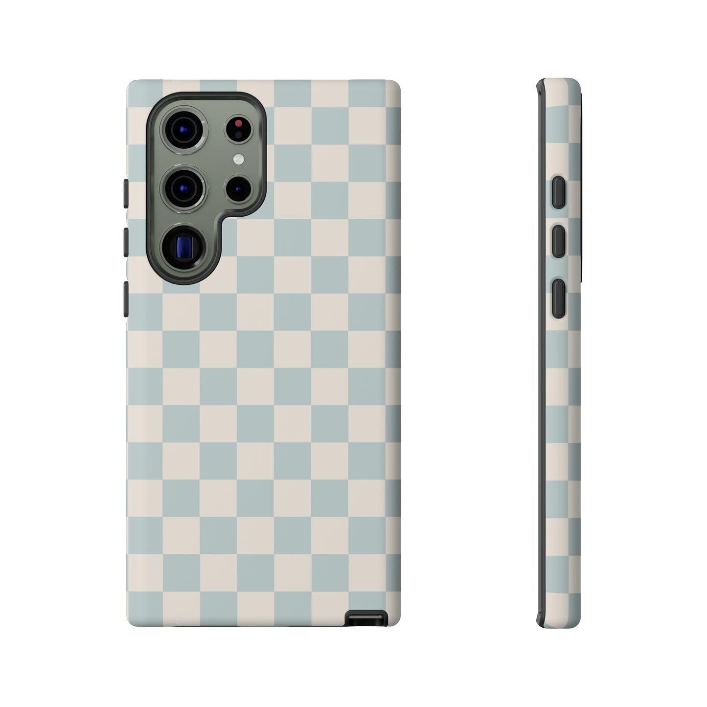 Light Blue Checkers | Tough Phone Case