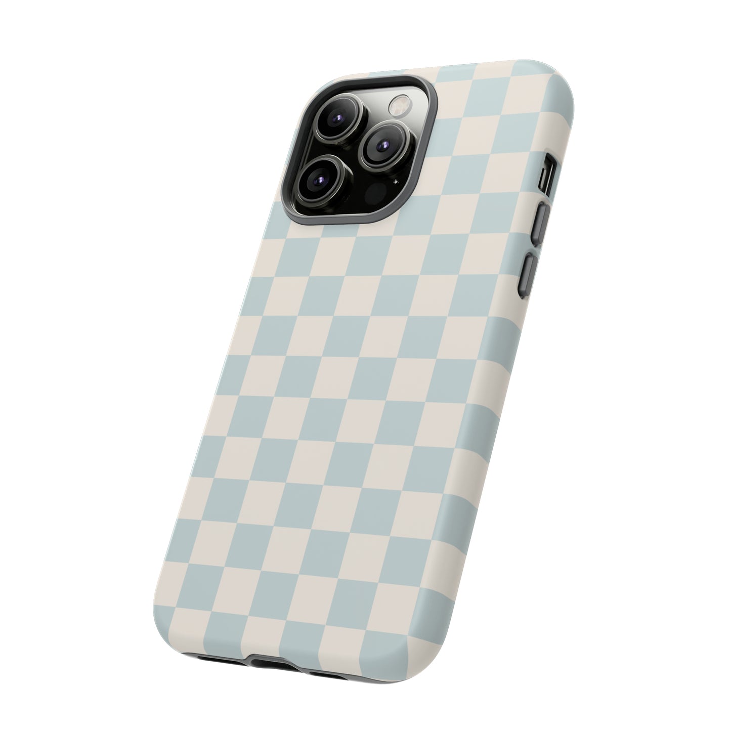 Light Blue Checkers | Tough Phone Case