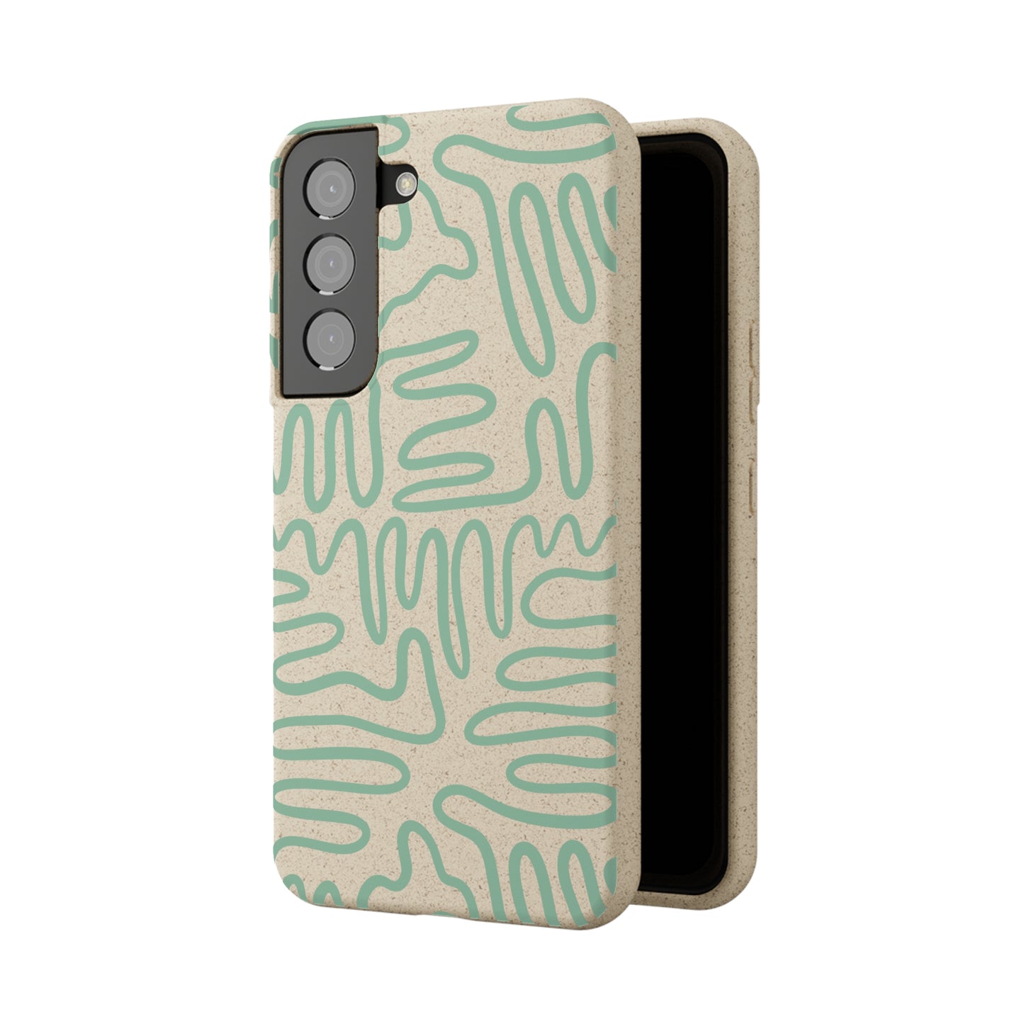 Green Squigles | 100% Biodegradable Phone Case