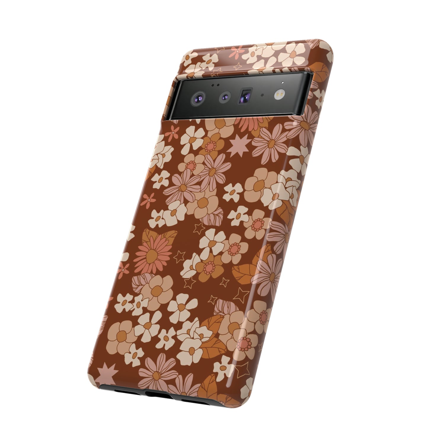 Deep Maroon Meadow | Tough Phone Case