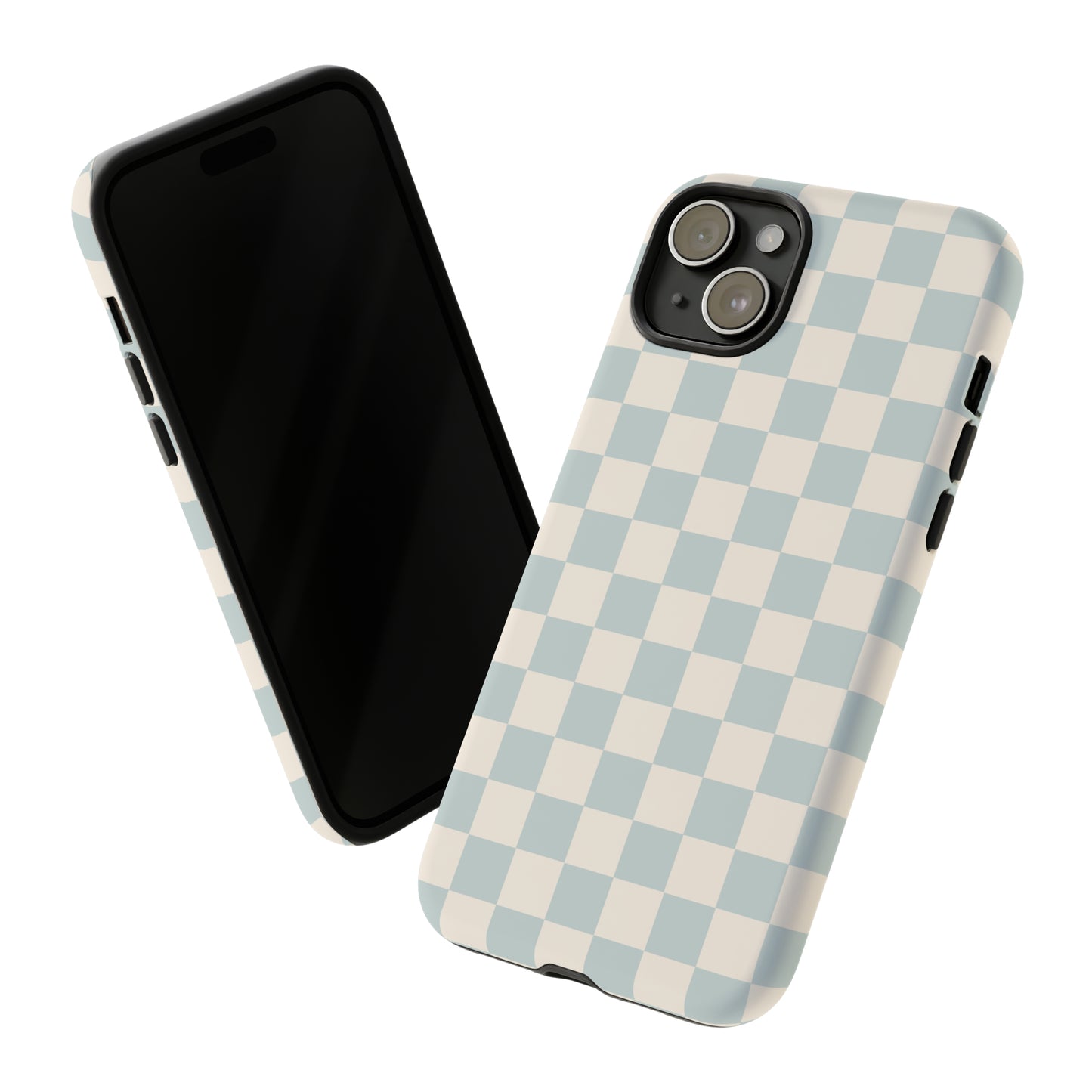 Light Blue Checkers | Tough Phone Case