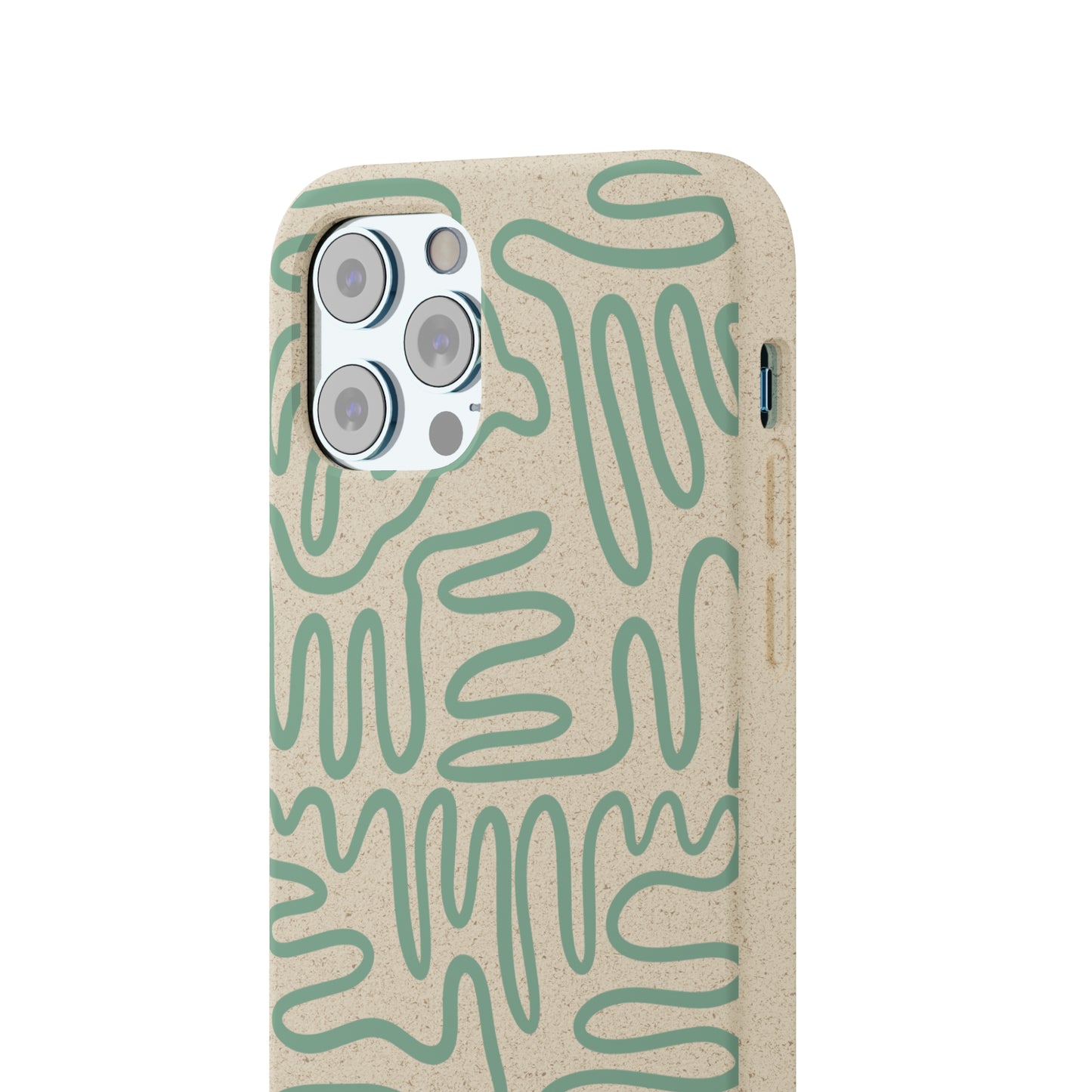 Green Squigles | 100% Biodegradable Phone Case