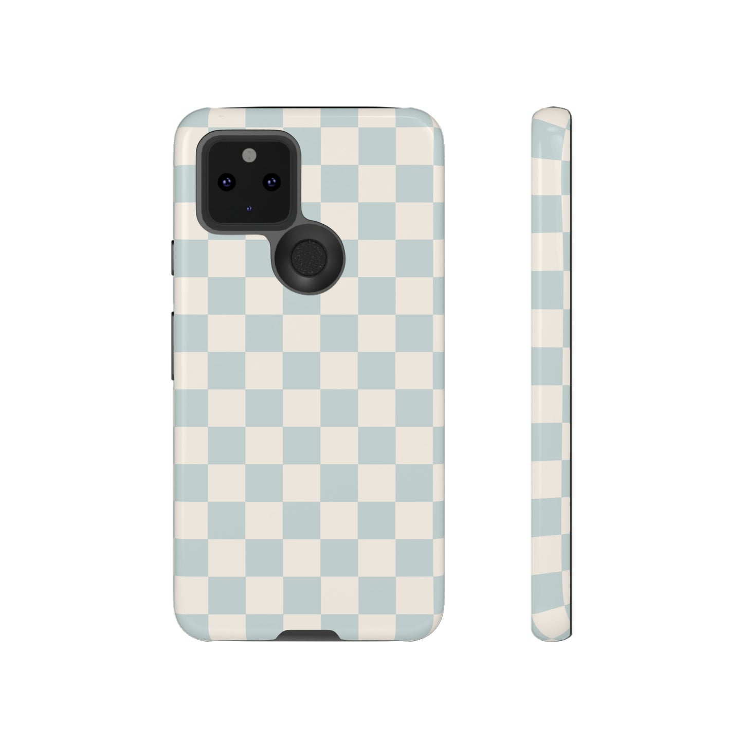 Light Blue Checkers | Tough Phone Case