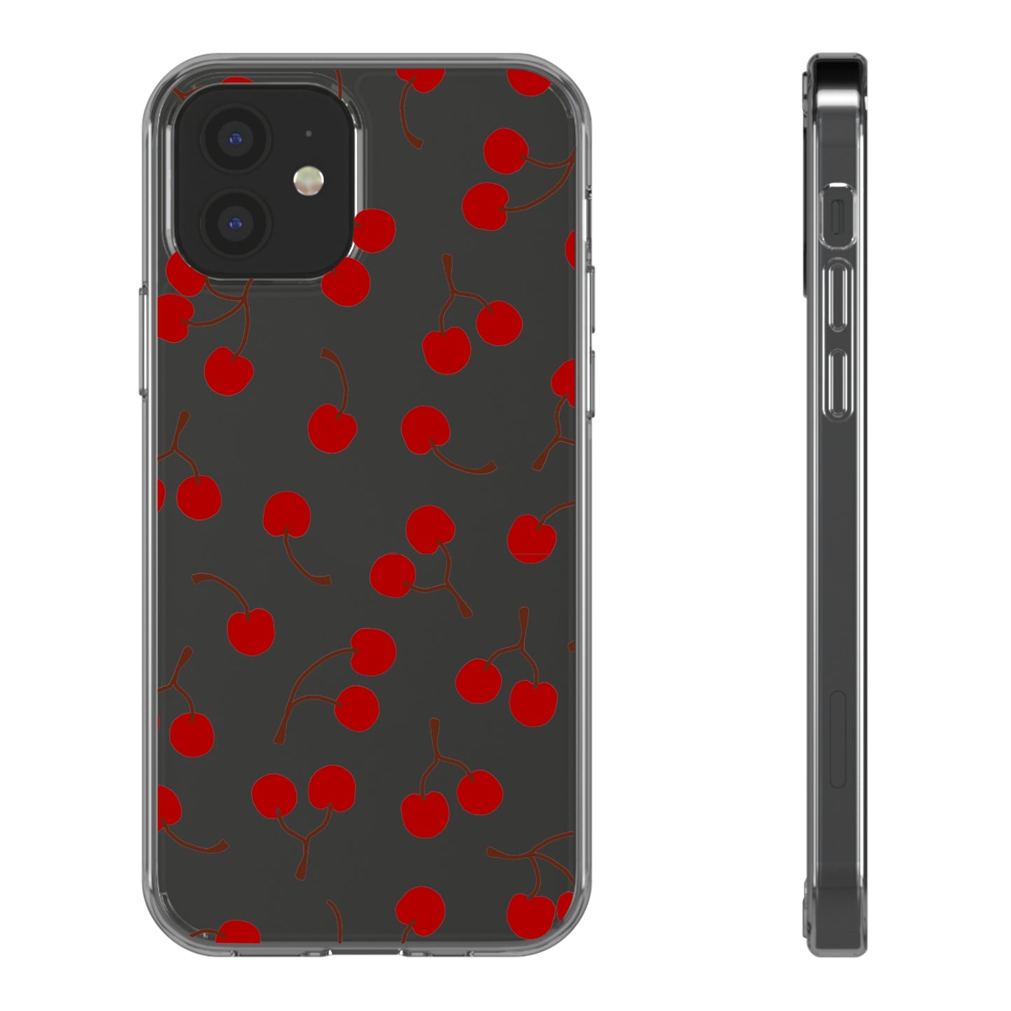 Cherry Bunches Clear Phone Case