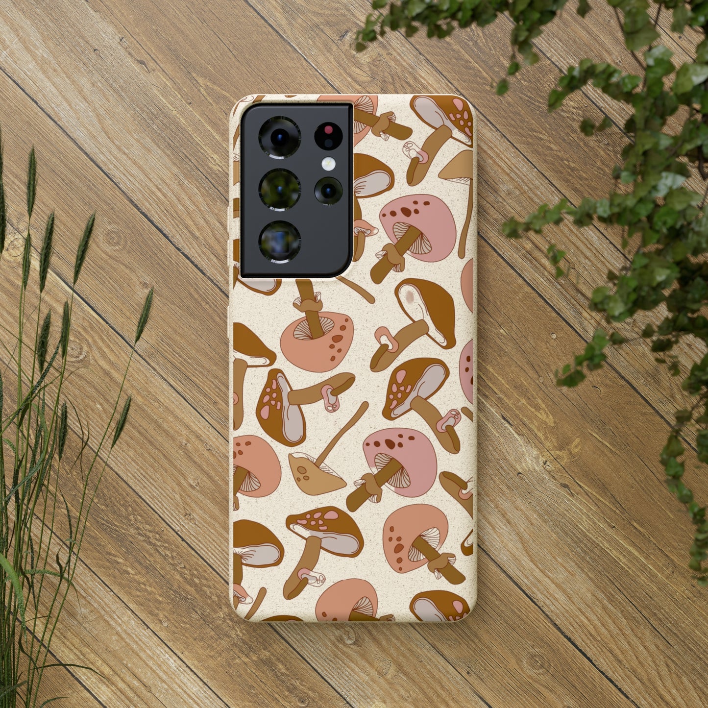 Foraging Mushrooms | 100% Biodegradable Phone Case