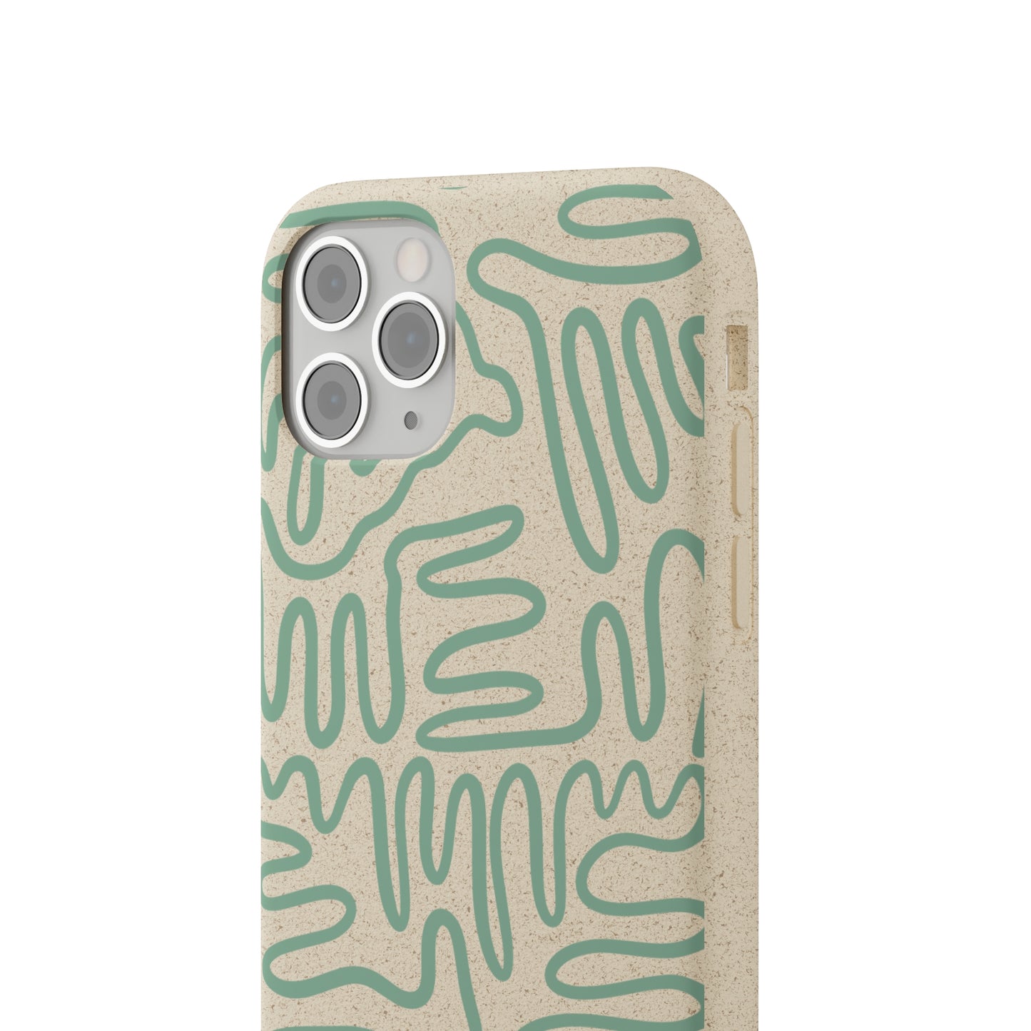 Green Squigles | 100% Biodegradable Phone Case