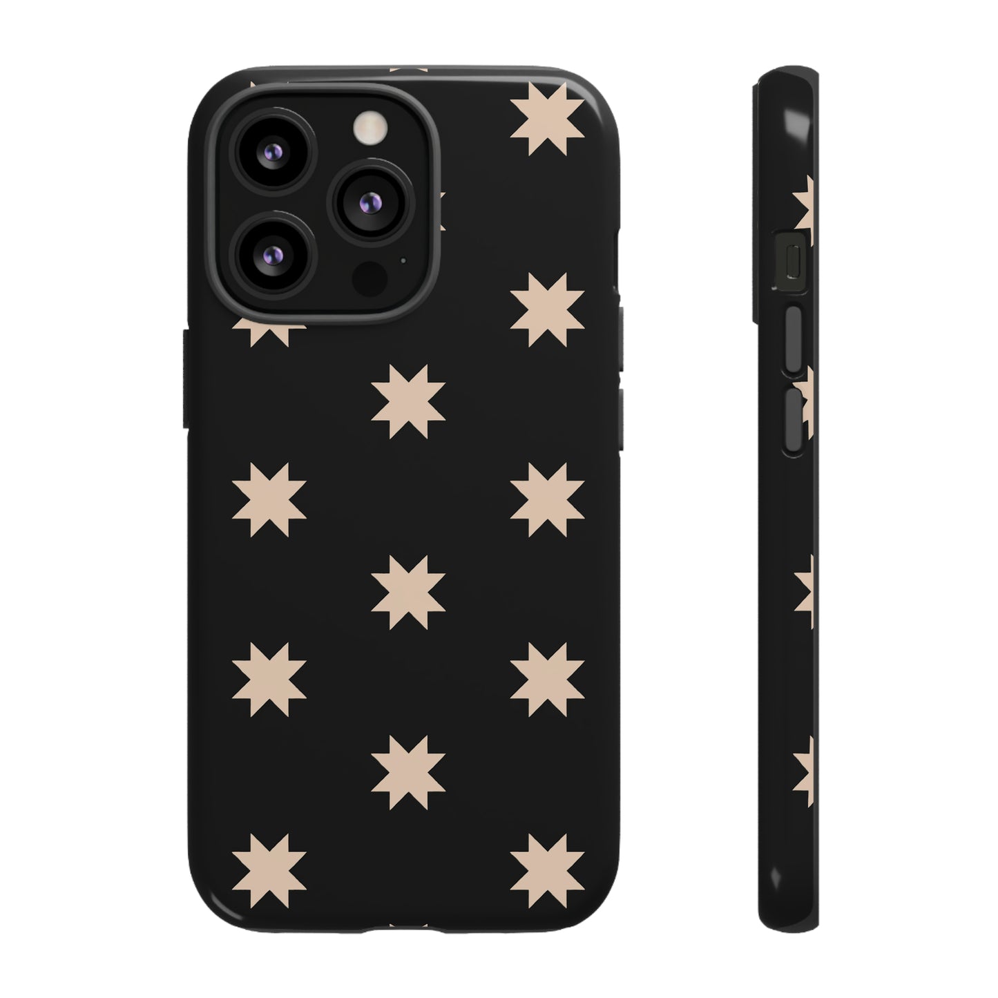 Black Star Quilt Block | Tough Phone Case