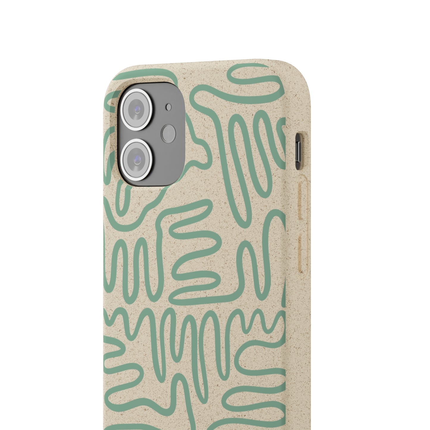 Green Squigles | 100% Biodegradable Phone Case