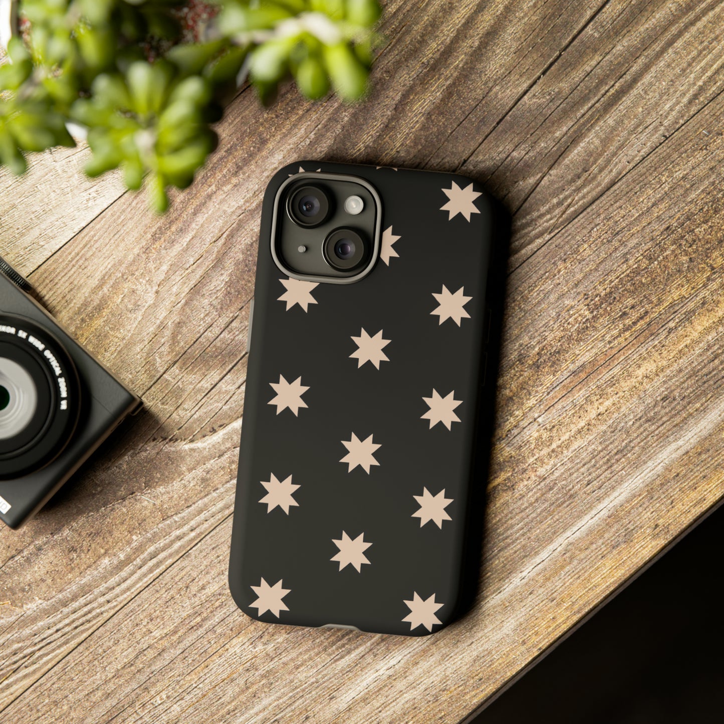 Black Star Quilt Block | Tough Phone Case