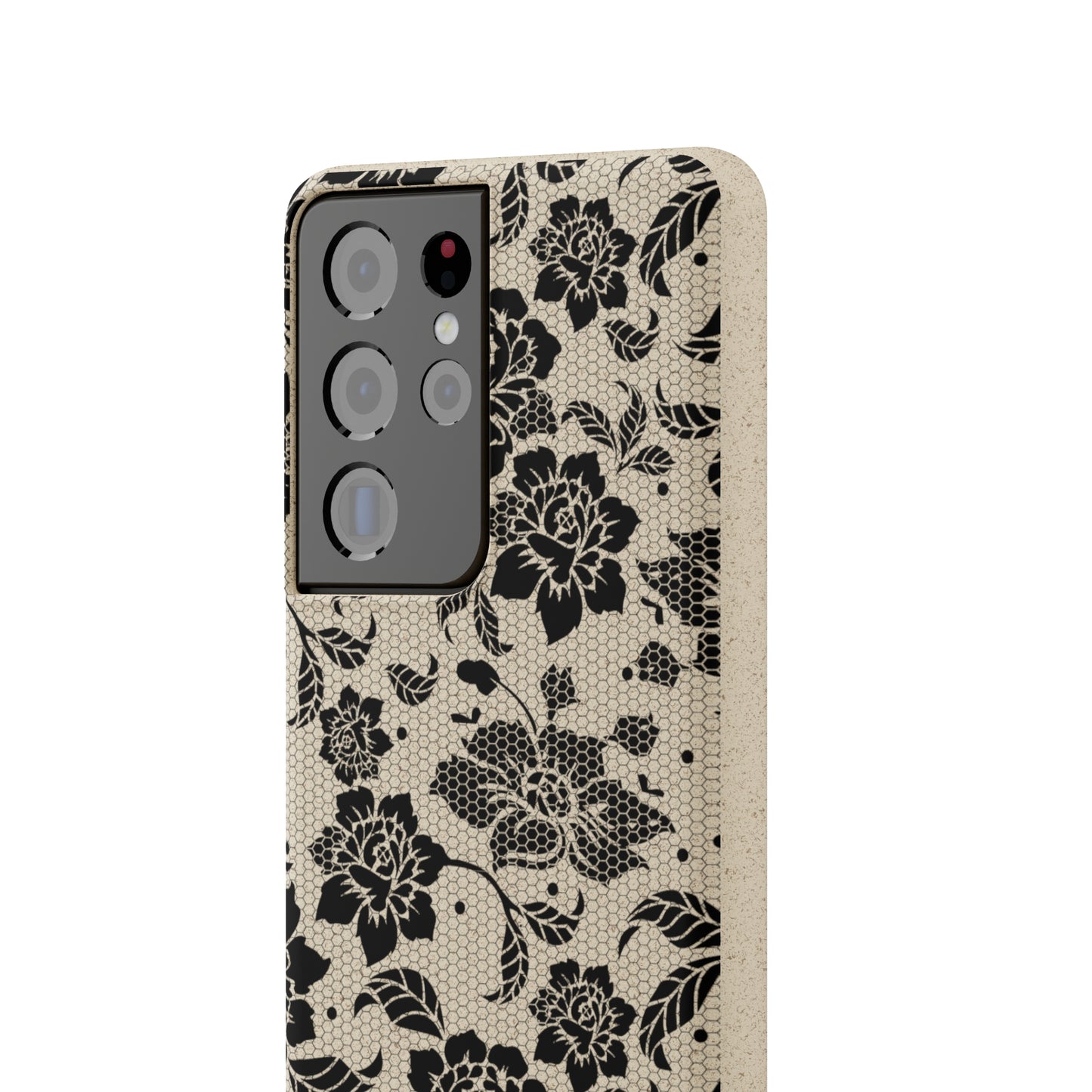 Black Lace Coquette | 100% Biodegradable Phone Case