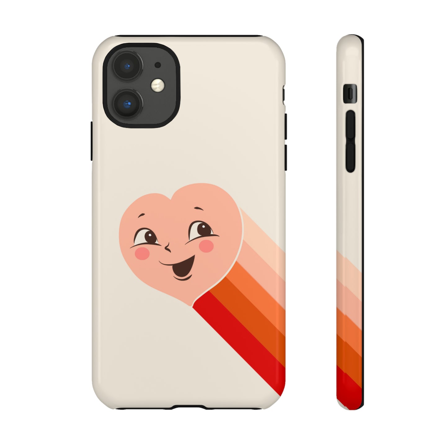 Retro Shooting Heart | Tough Phone Case