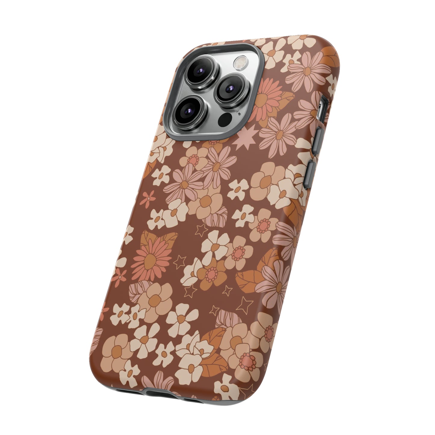 Deep Maroon Meadow | Tough Phone Case