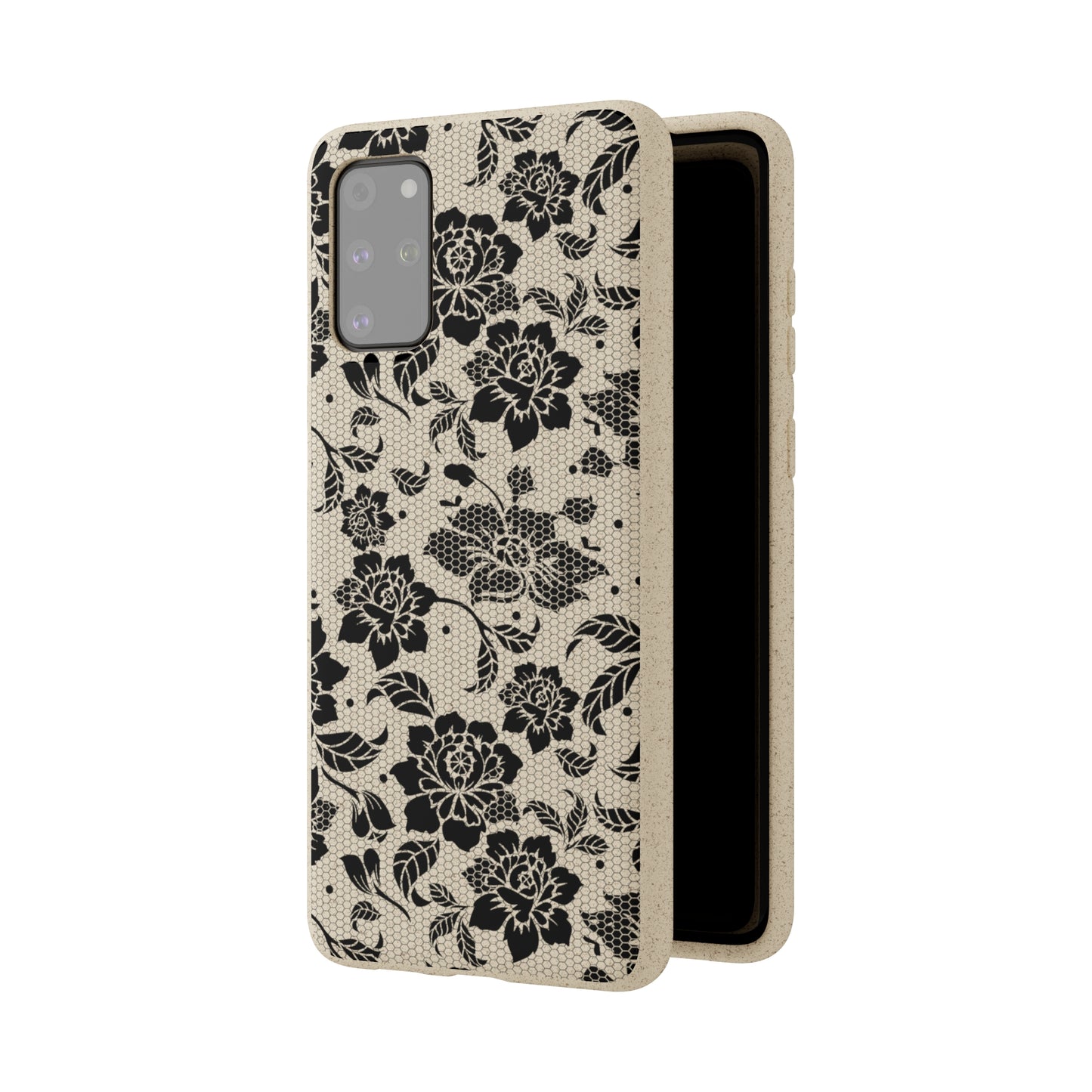 Black Lace Coquette | 100% Biodegradable Phone Case