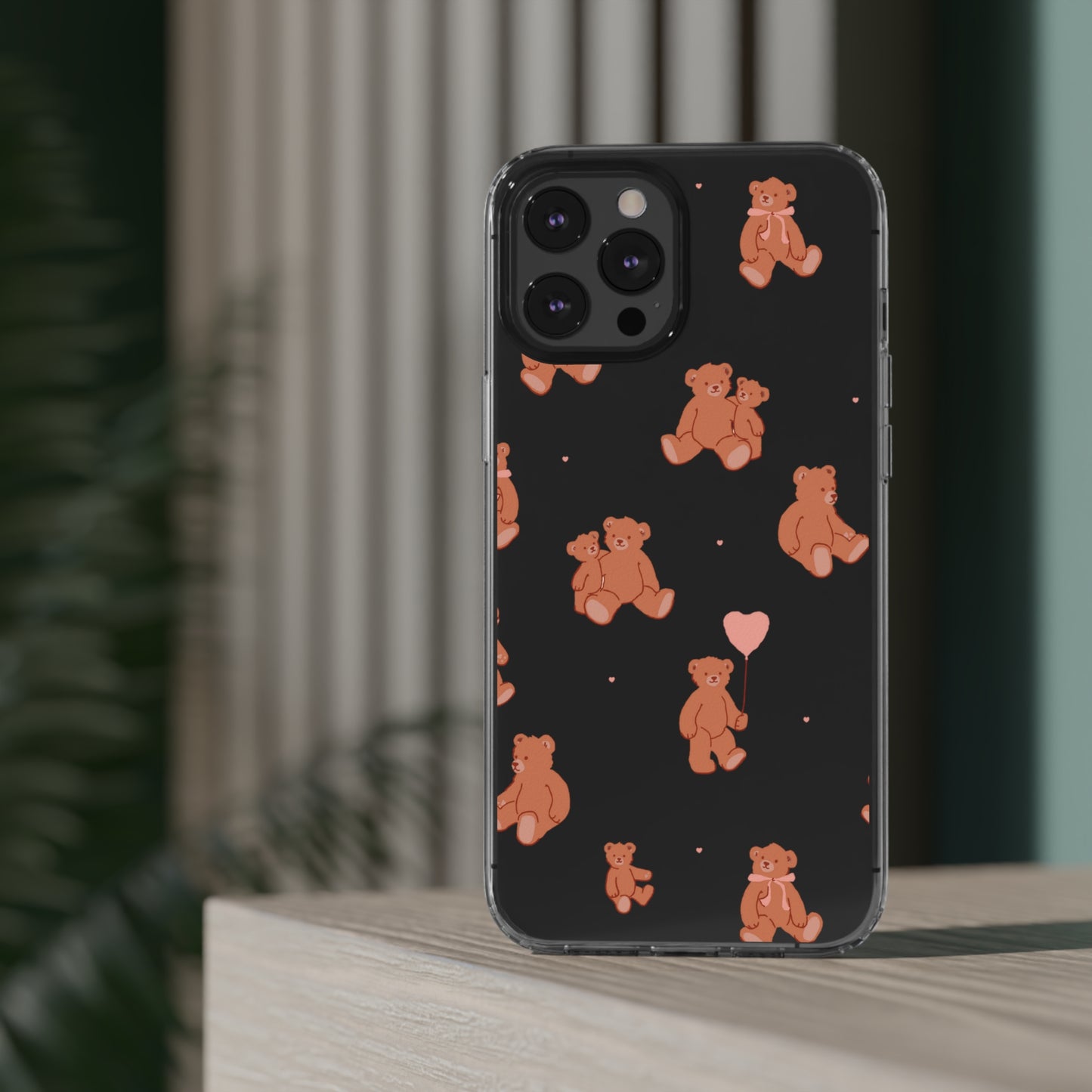 Teddy Bear Clear Phone Cases