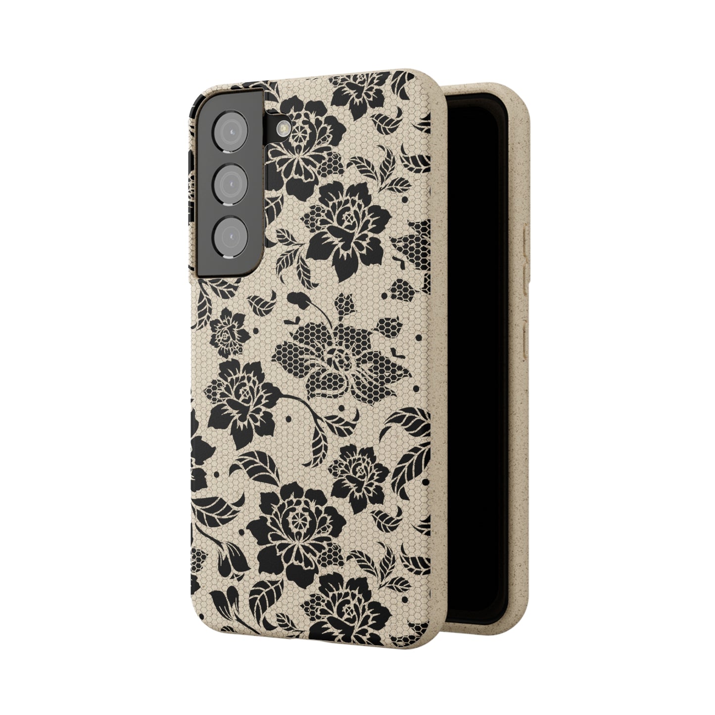 Black Lace Coquette | 100% Biodegradable Phone Case