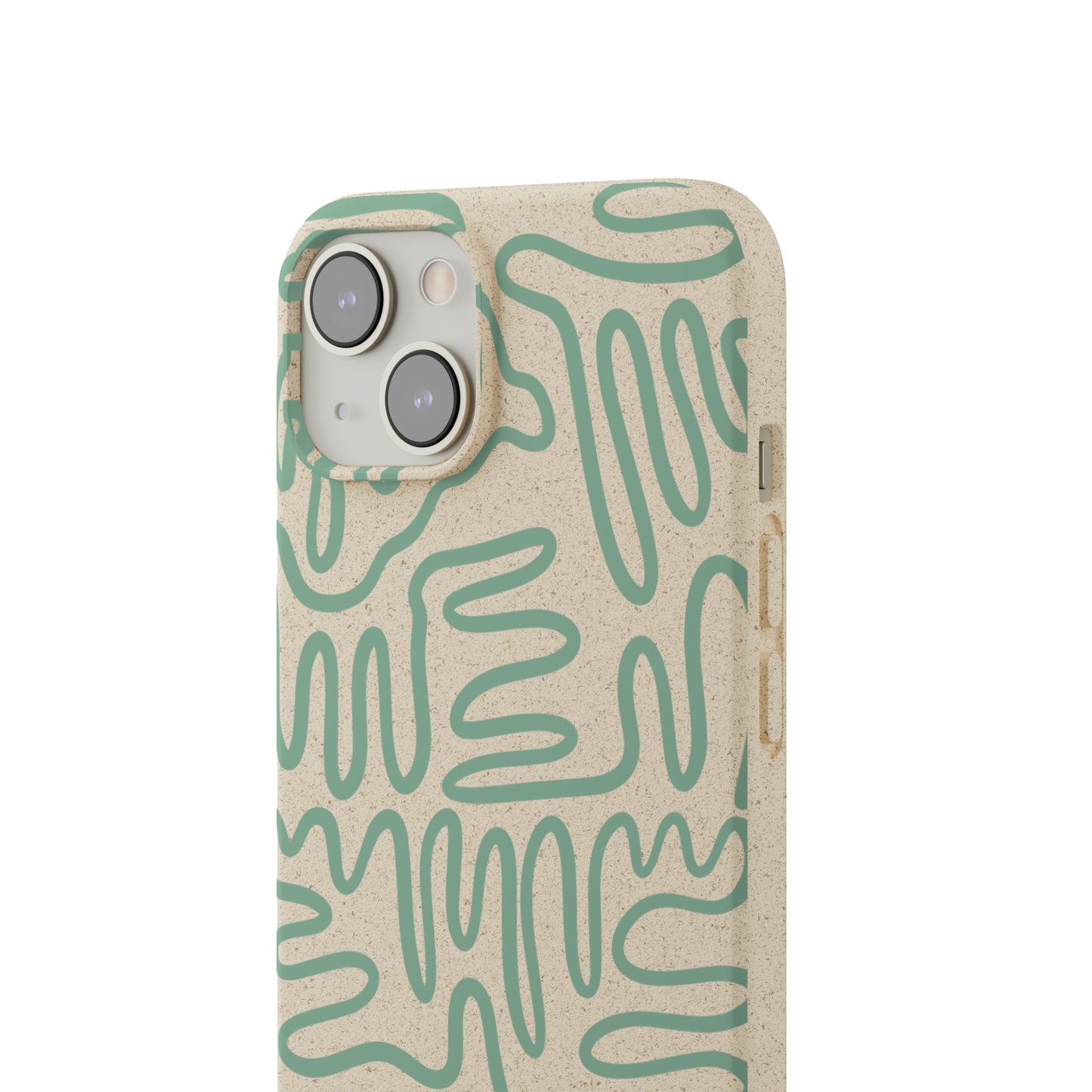 Green Squigles | 100% Biodegradable Phone Case