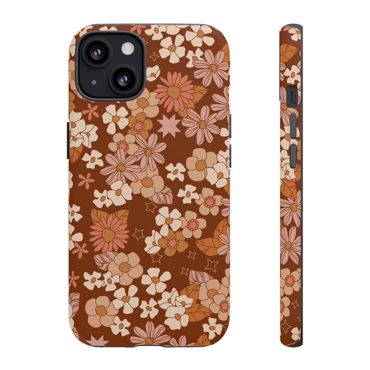 Deep Maroon Meadow | Tough Phone Case