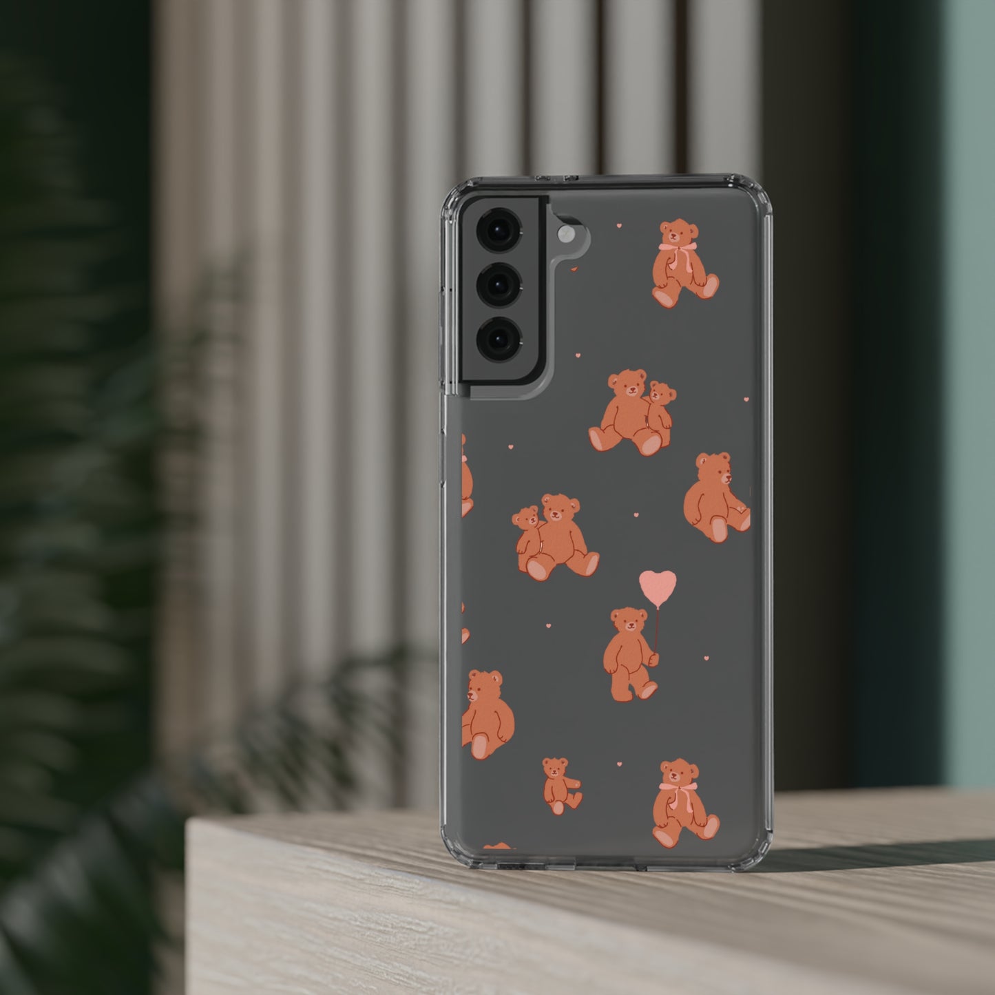 Teddy Bear Clear Phone Cases