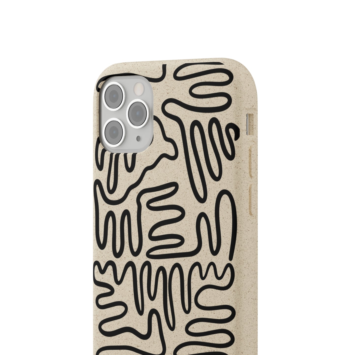 Black Squigles | 100% Biodegradable Phone Case