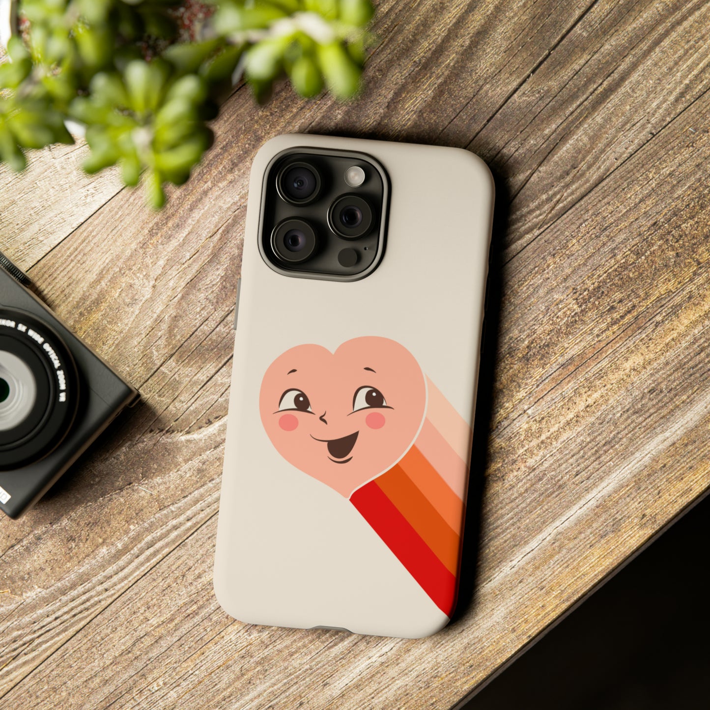 Retro Shooting Heart | Tough Phone Case